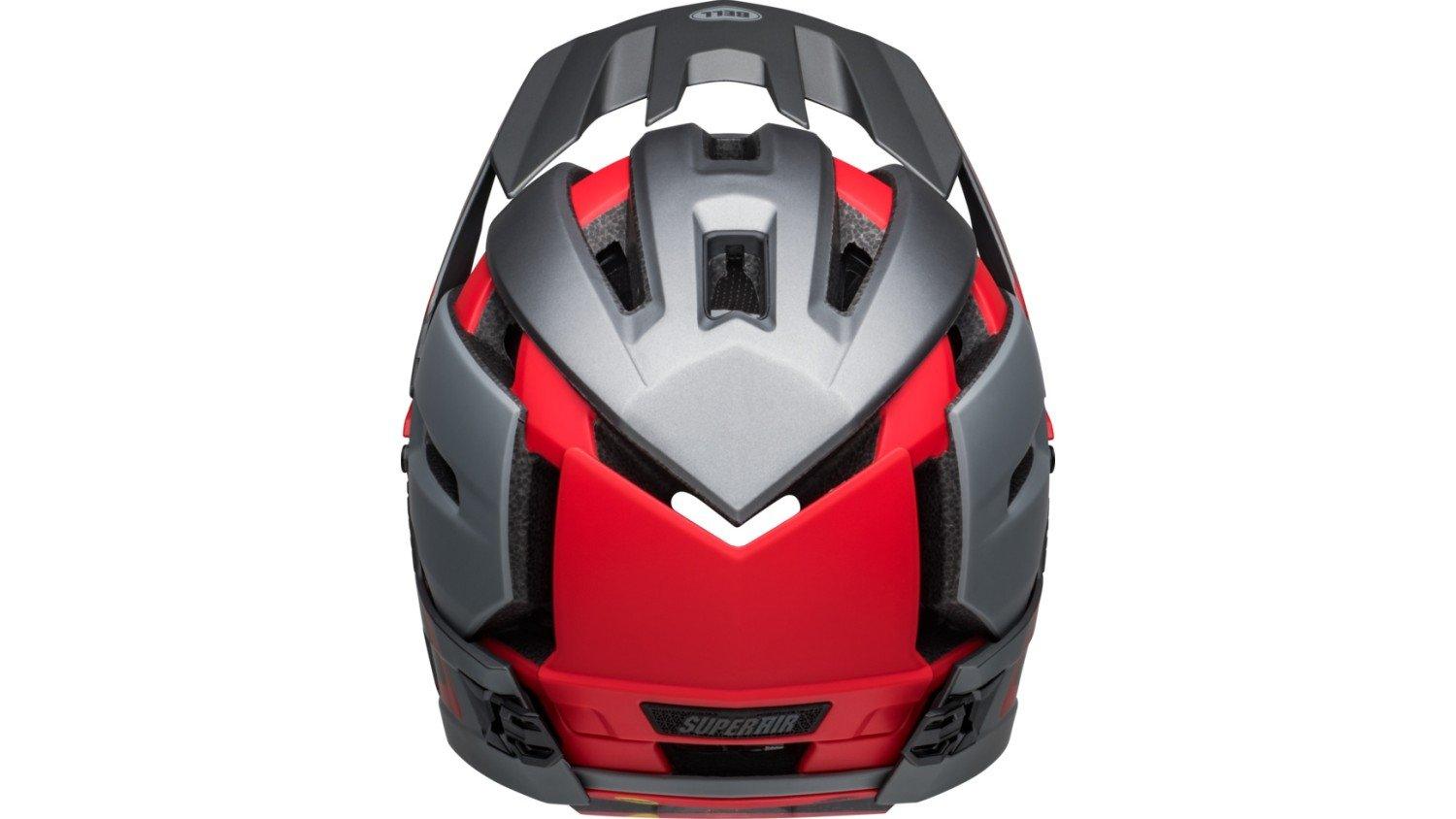 Bell Super Air R Spherical - Liquid-Life #Wähle Deine Farbe_Matte Gray/Red