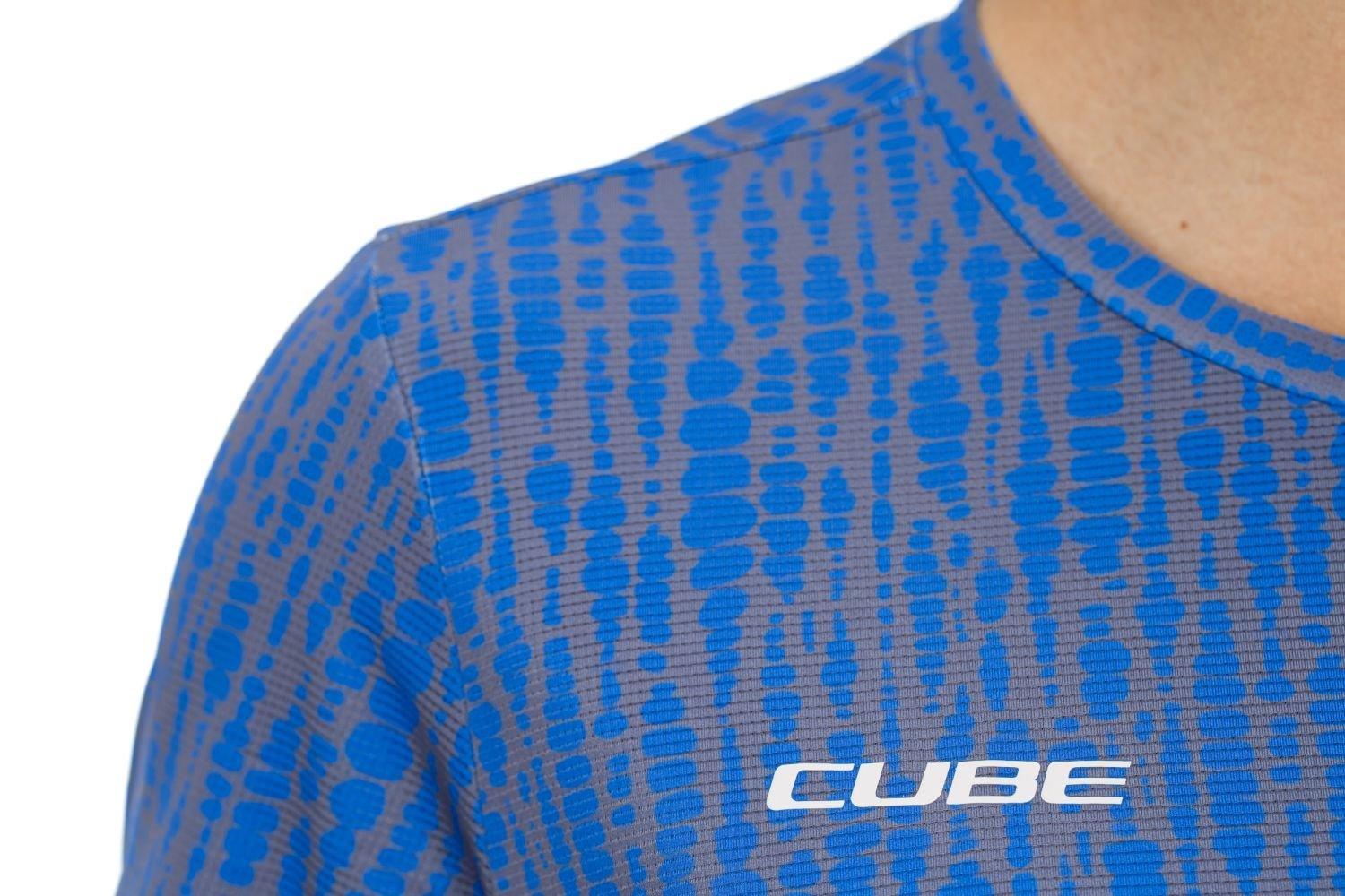 Cube ATX WS Rundhalstrikot kurzarm - Liquid-Life #Wähle Deine Farbe_Blau