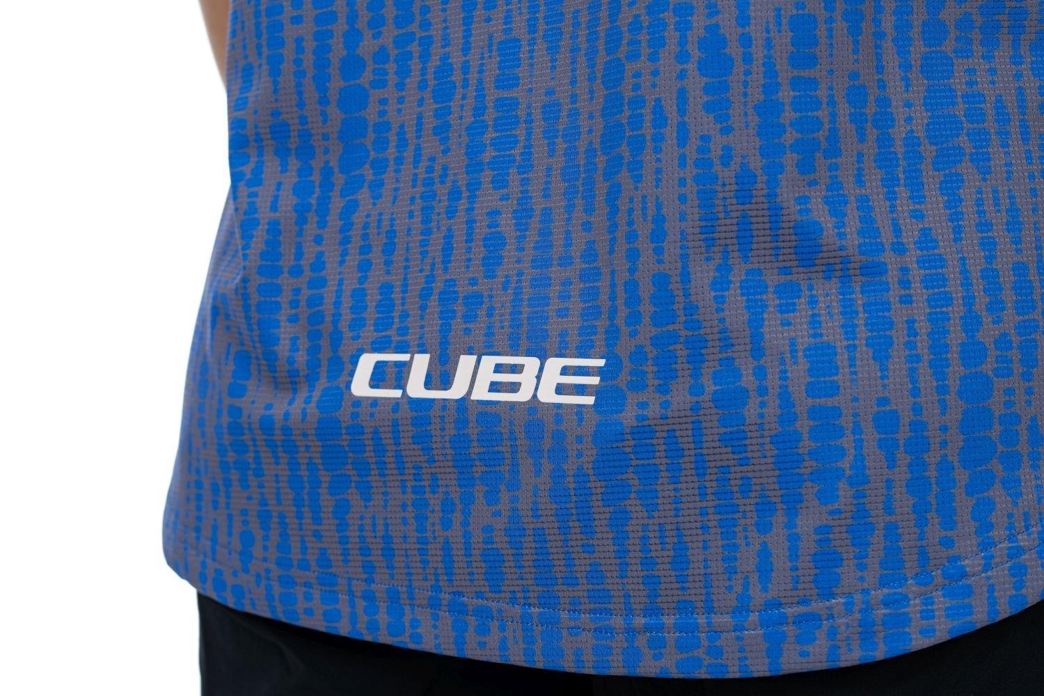 Cube ATX WS Rundhalstrikot kurzarm - Liquid-Life #Wähle Deine Farbe_Blau