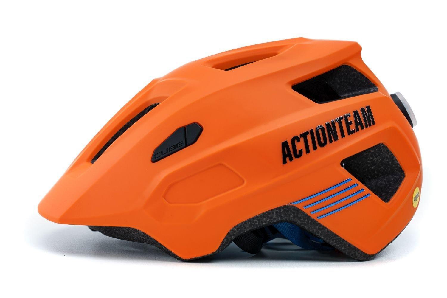 Cube Helm LINOK - Liquid-Life #Wähle Deine Farbe_X Actionteam Matt Orange´n´Blue