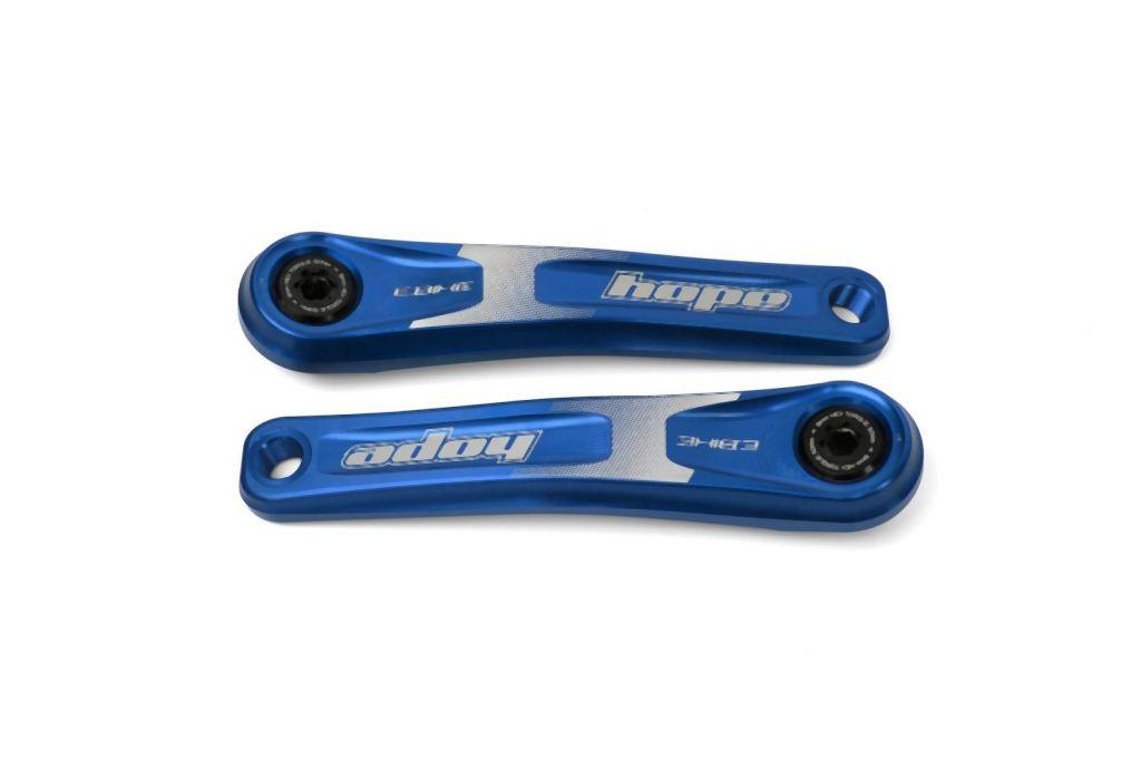 Hope E-Bike Crankset - Standard Offset - 165mm - Liquid-Life #Wähle Deine Farbe_Blue