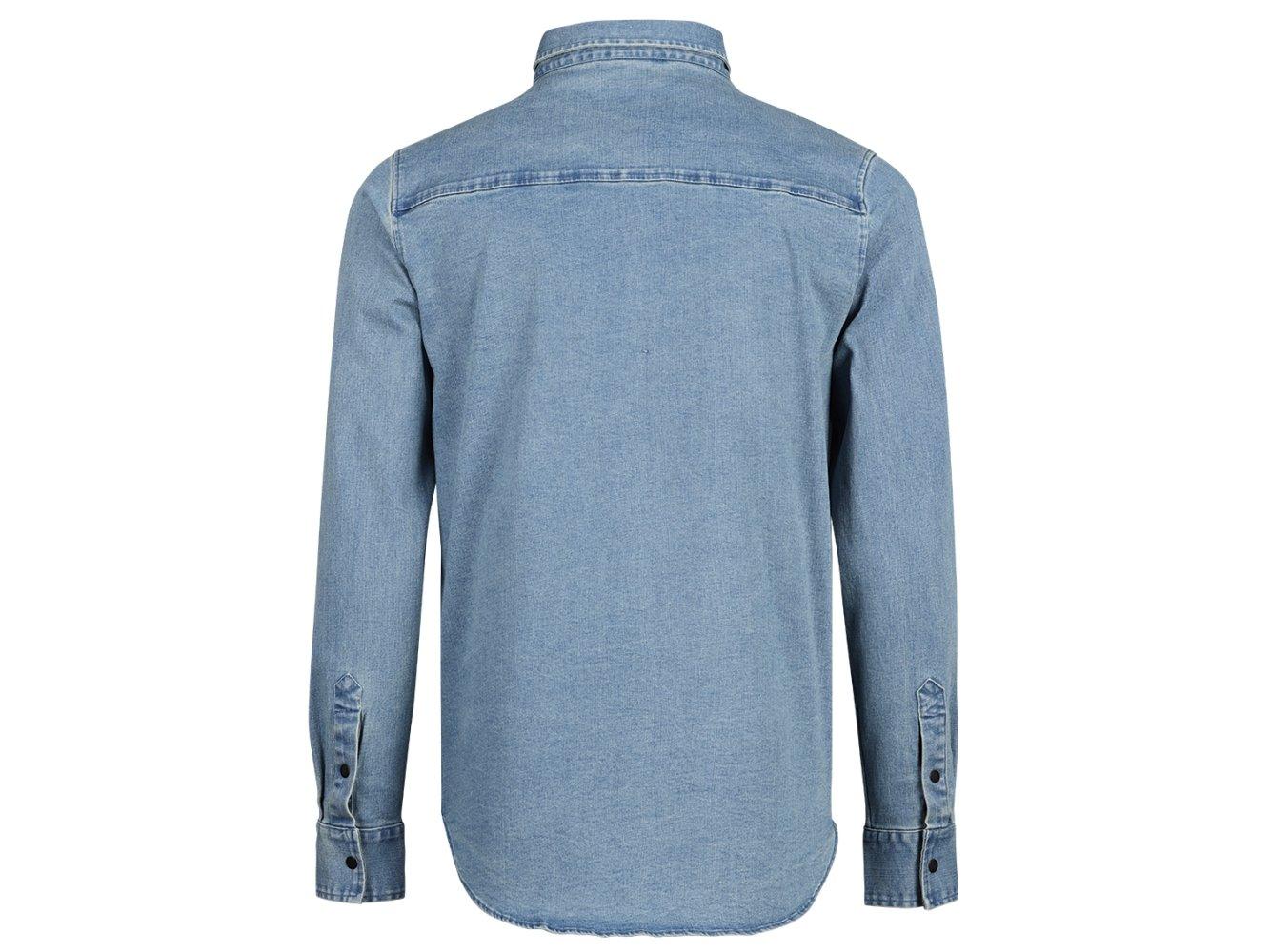 IXS Carve Digger Organic Denim Shirt - Liquid-Life #Wähle Deine Farbe_Washed Blue