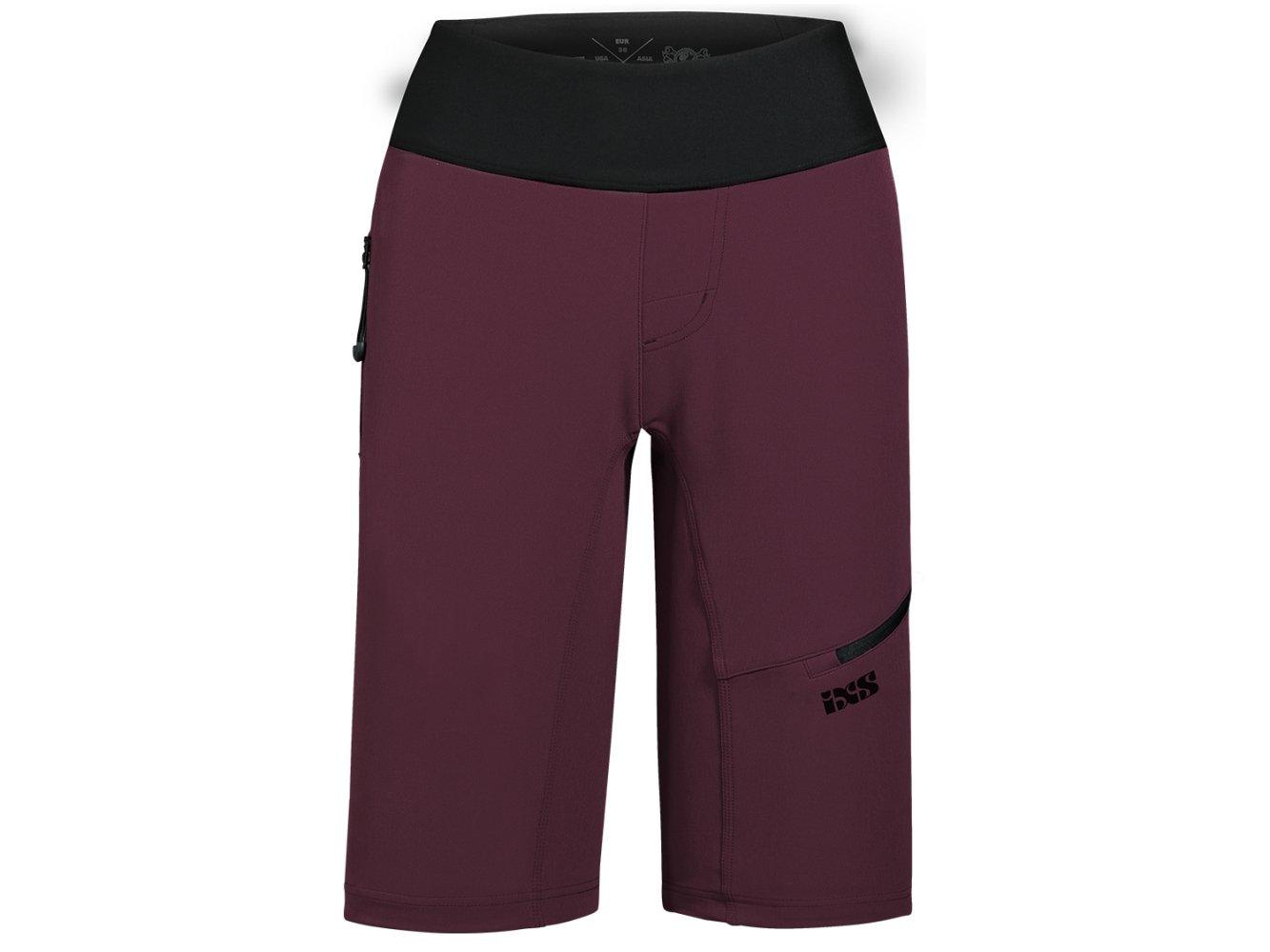 IXS Carve Hip-Hugger Women Shorts - Liquid-Life #Wähle Deine Farbe_Raisin