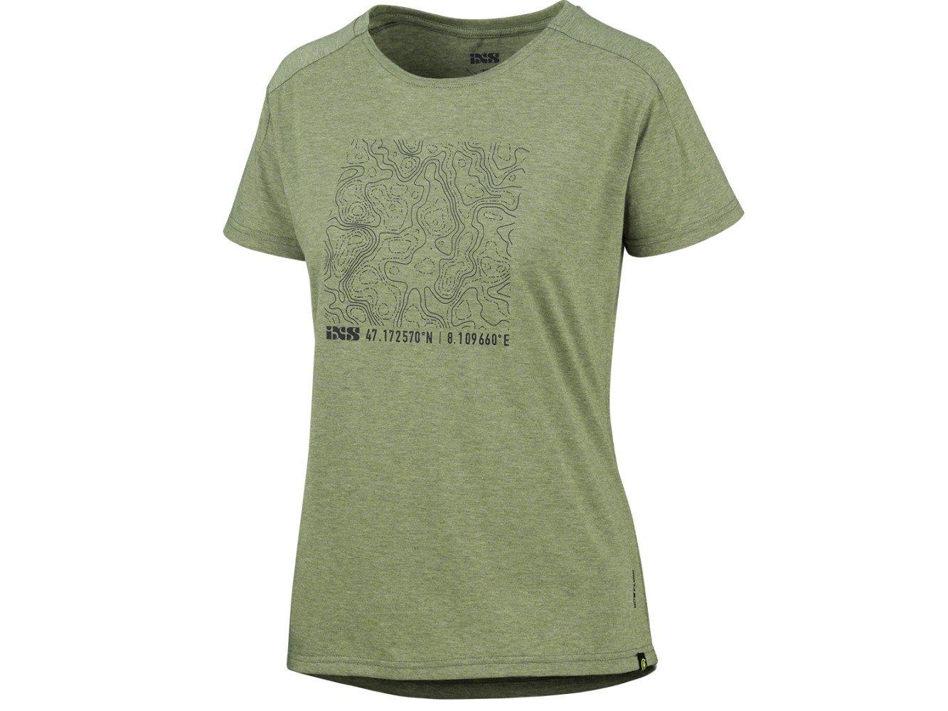 IXS Flow Women Contour Tech Tee - Liquid-Life #Wähle Deine Farbe_Olive