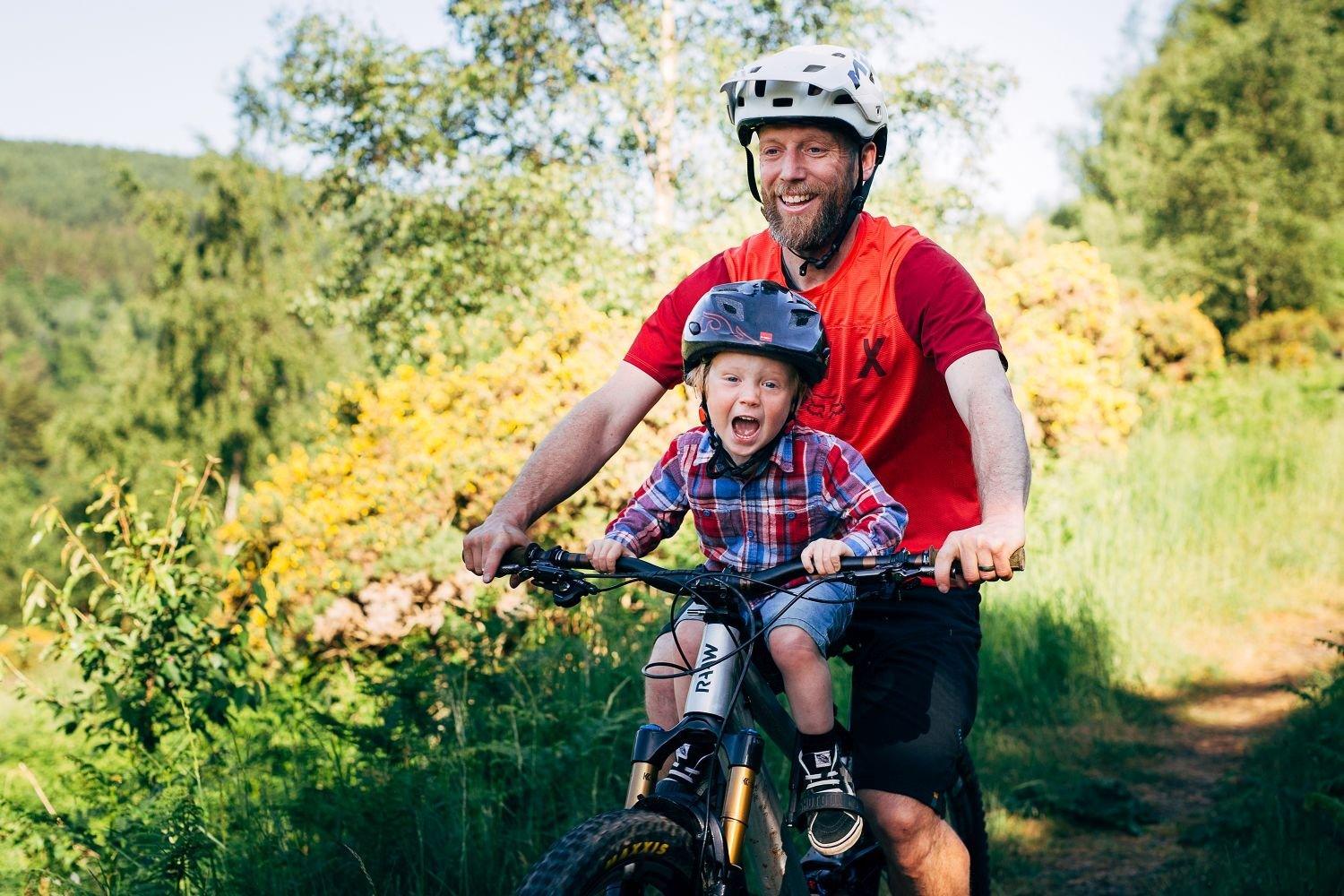 Kids Ride Shotgun Pro MTB Front Kindersitz - Liquid-Life #Wähle Deine Farbe_Schwarz