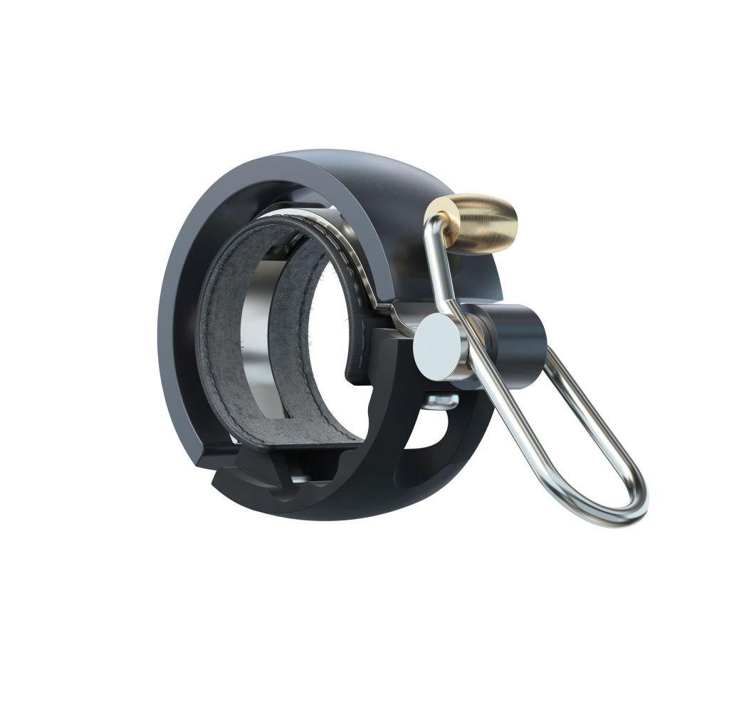 Knog Oi Luxe Fahrradklingel - Liquid-Life #Wähle Deine Farbe_Black/Grey