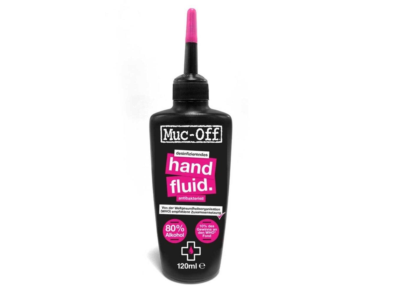 Muc Off Antibacterial Hand Fluid 120ml - Liquid-Life