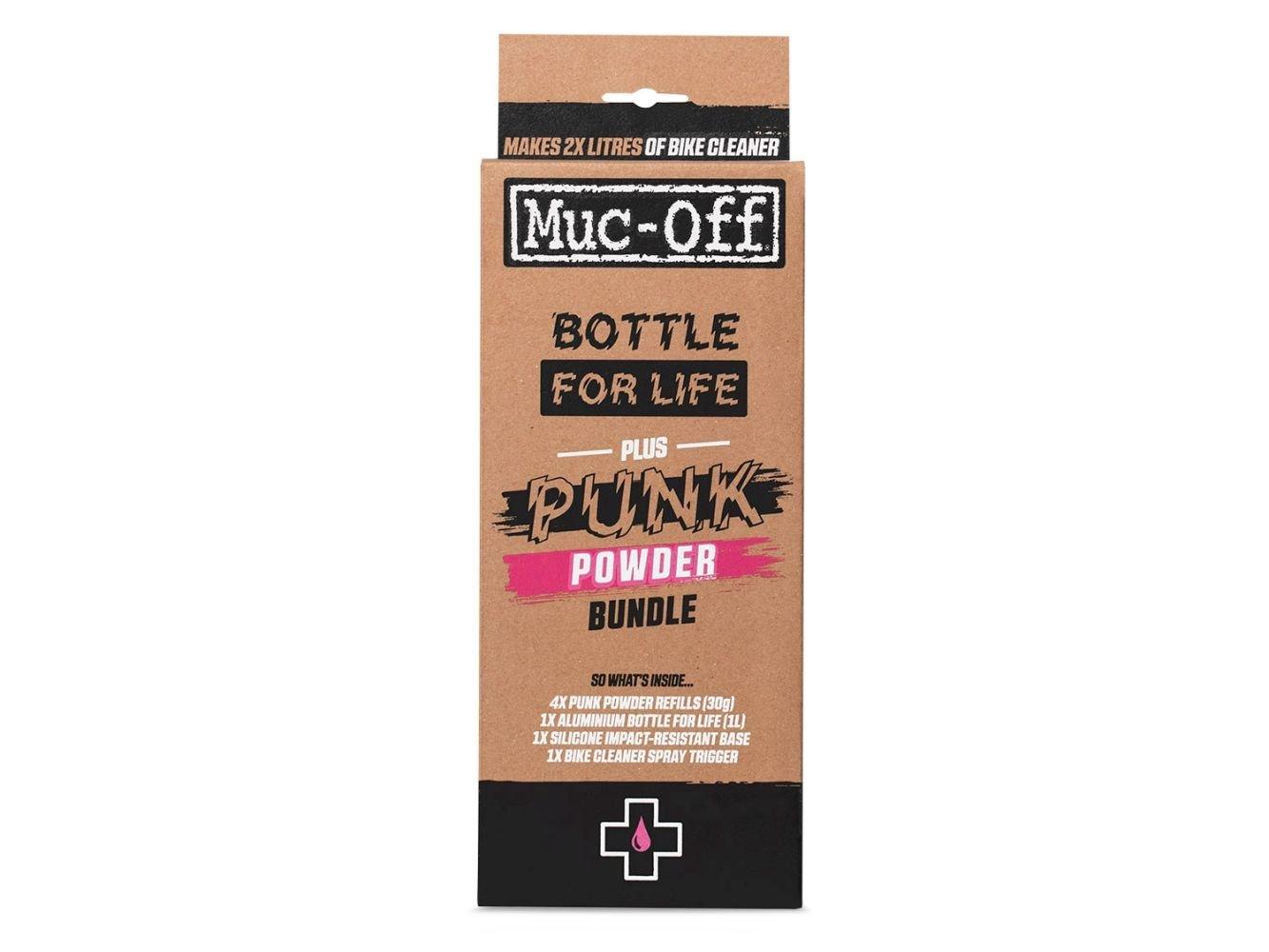 Muc Off Bottle For Life Bundle (inkl. 4 x Punk Powder) - Liquid-Life