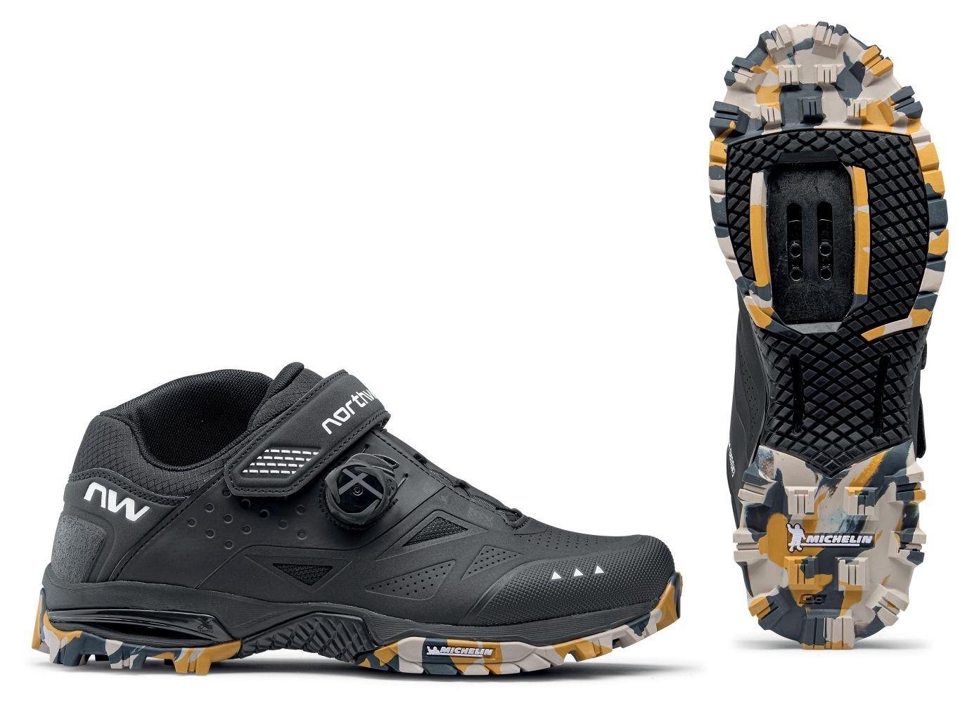 Northwave Enduro Mid 2 - Liquid-Life #Wähle Deine Farbe_Black/Camo Sole