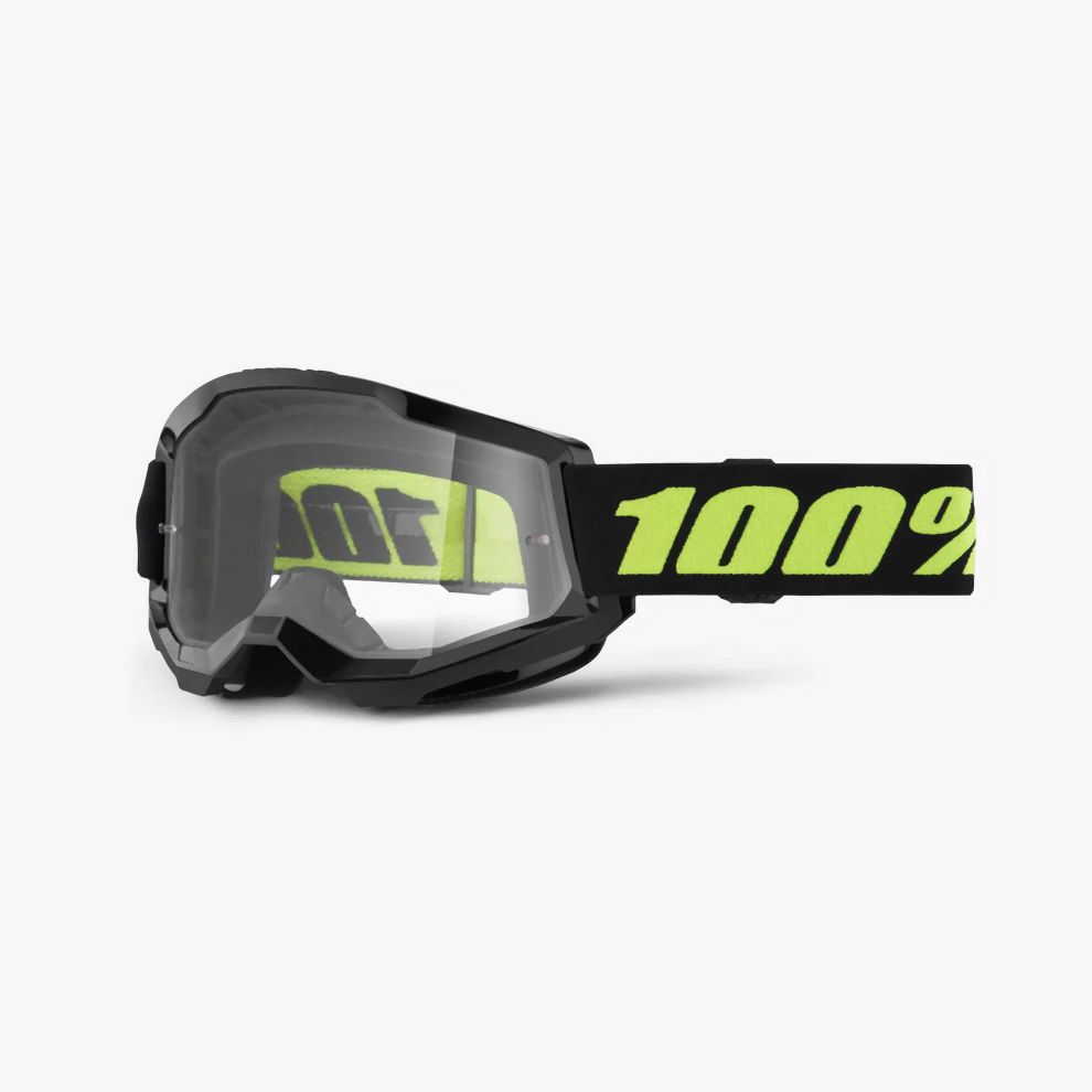 100% Strata 2 Goggle - Clear Lens 2024 - Liquid-Life #Wähle Deine Farbe_Solar Eclipse