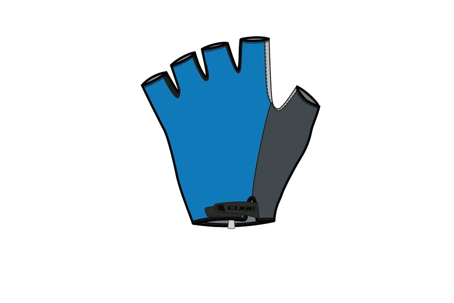 Cube Handschuhe ROOKIE Race kurz - 2026 - Liquid-Life - #Wähle Deine Farbe_topas blue