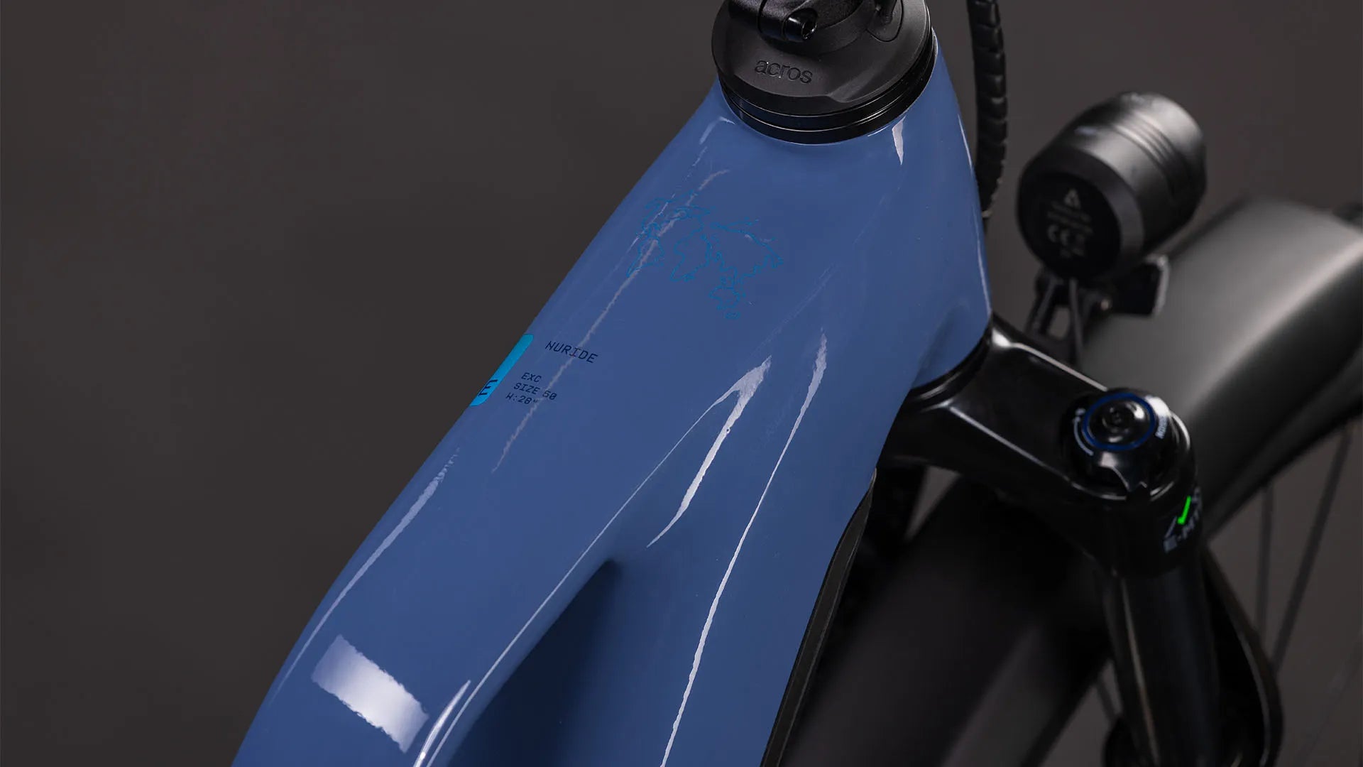 Cube Nuride Hybrid EXC 800 jeansblue´n´blue Trapeze 2026