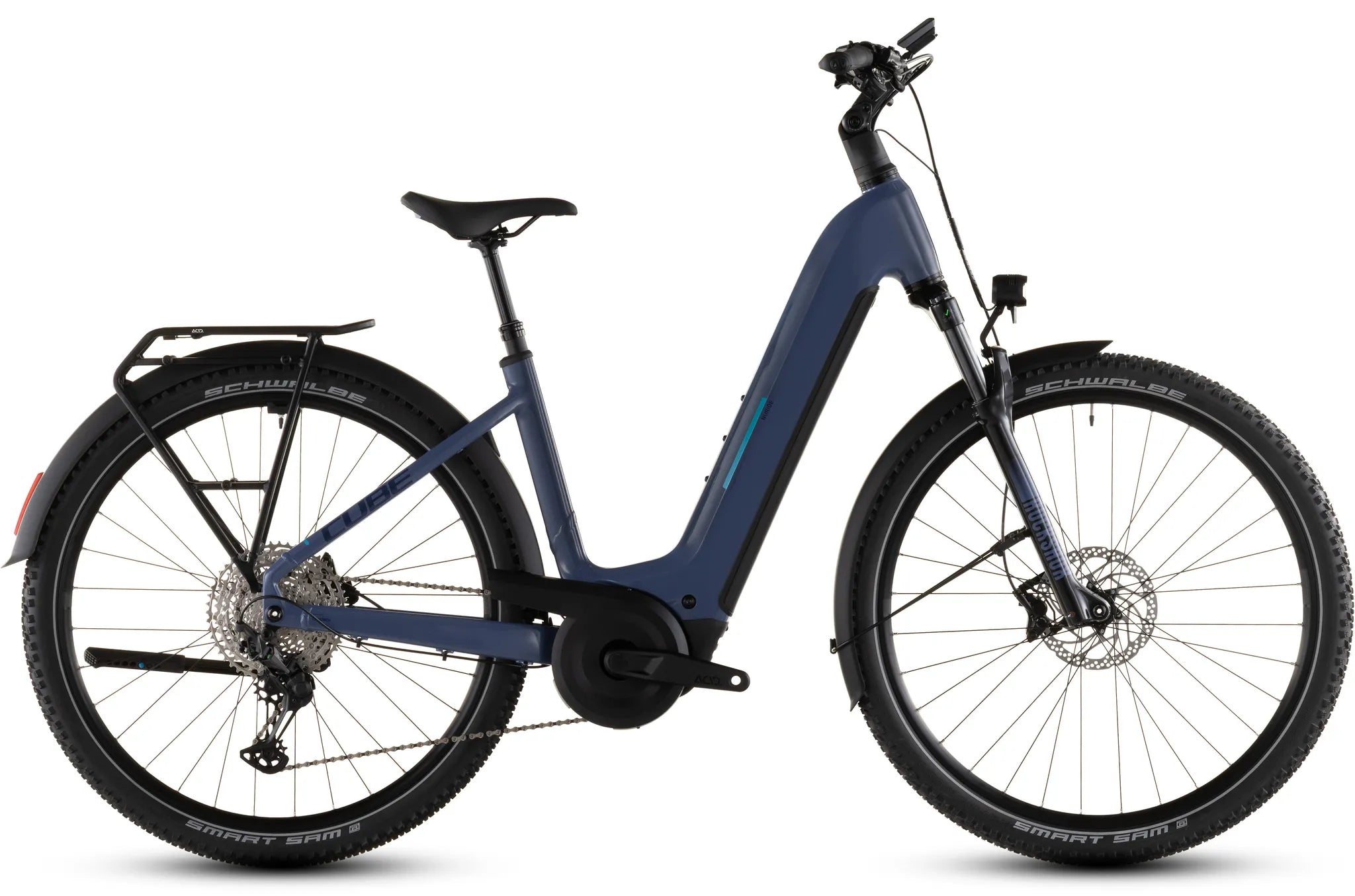 Cube Nuride Hybrid EXC 800 jeansblue´n´blue Tiefeinsteiger 2026
