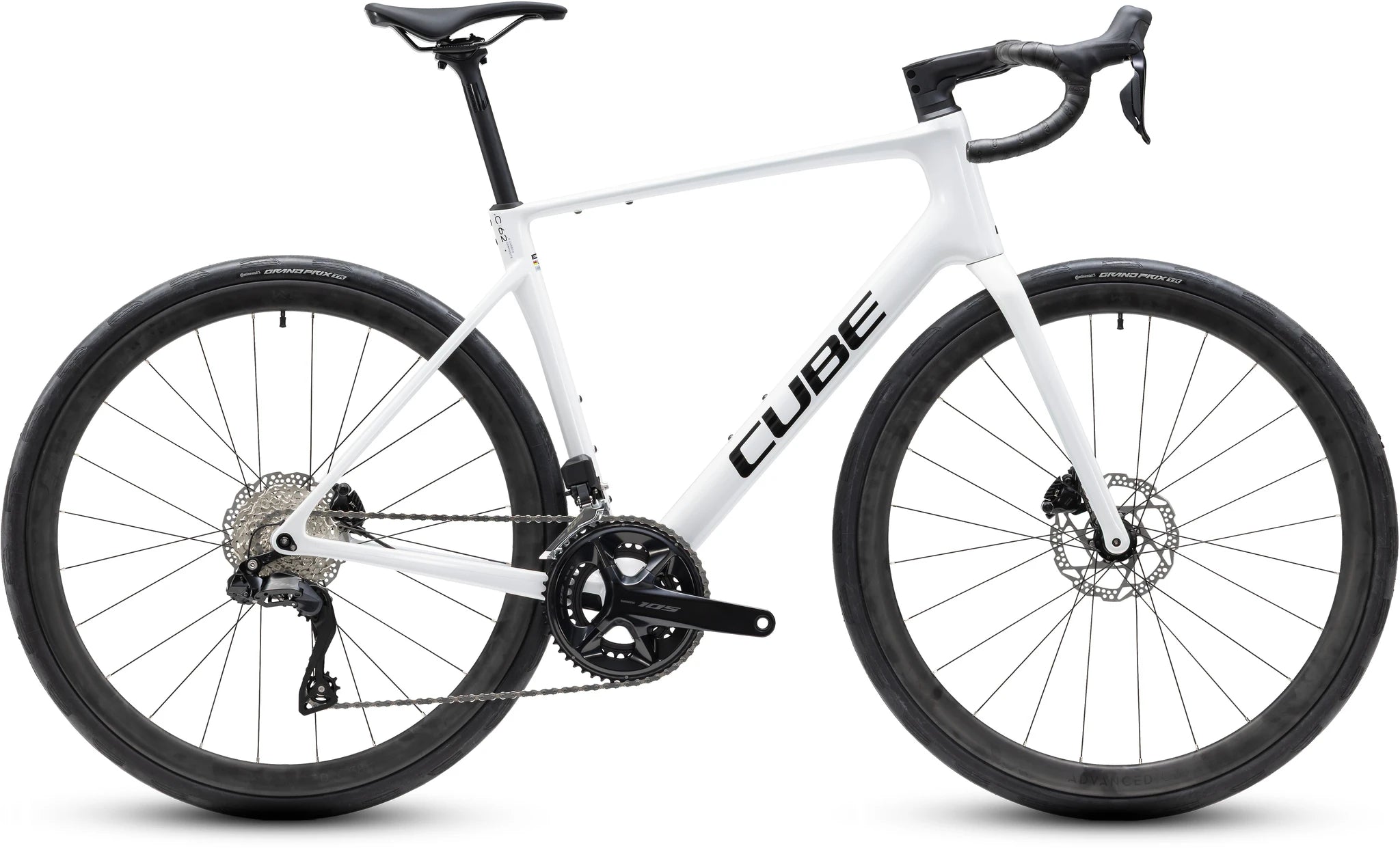 Cube Attain C:62 SLX metallicwhite´n´black 2027