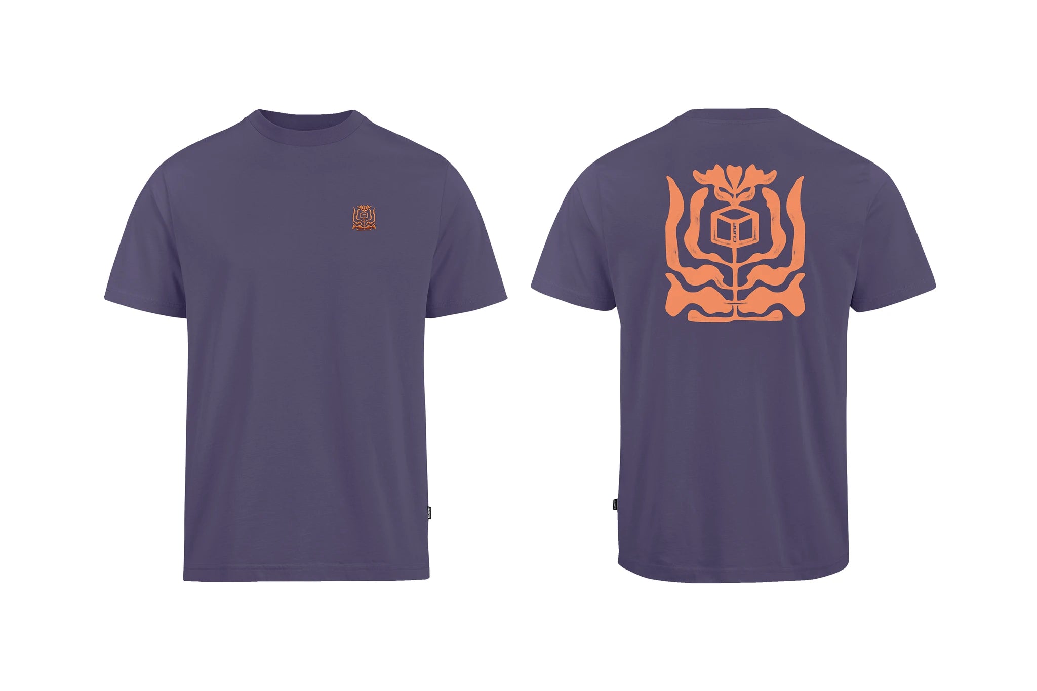 Cube Organic T-Shirt Pedal GTY FIT - Liquid-Life #Wähle Deine Farbe_purple