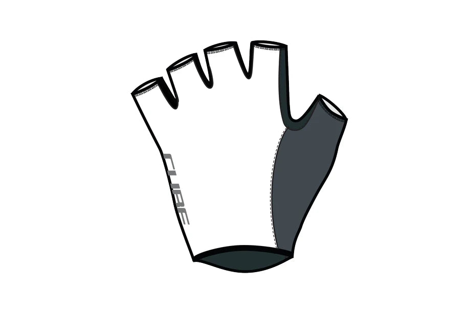 Cube Handschuhe Race NF Ergonomics kurz - 2026 - Liquid-Life - #Wähle Deine Farbe_white