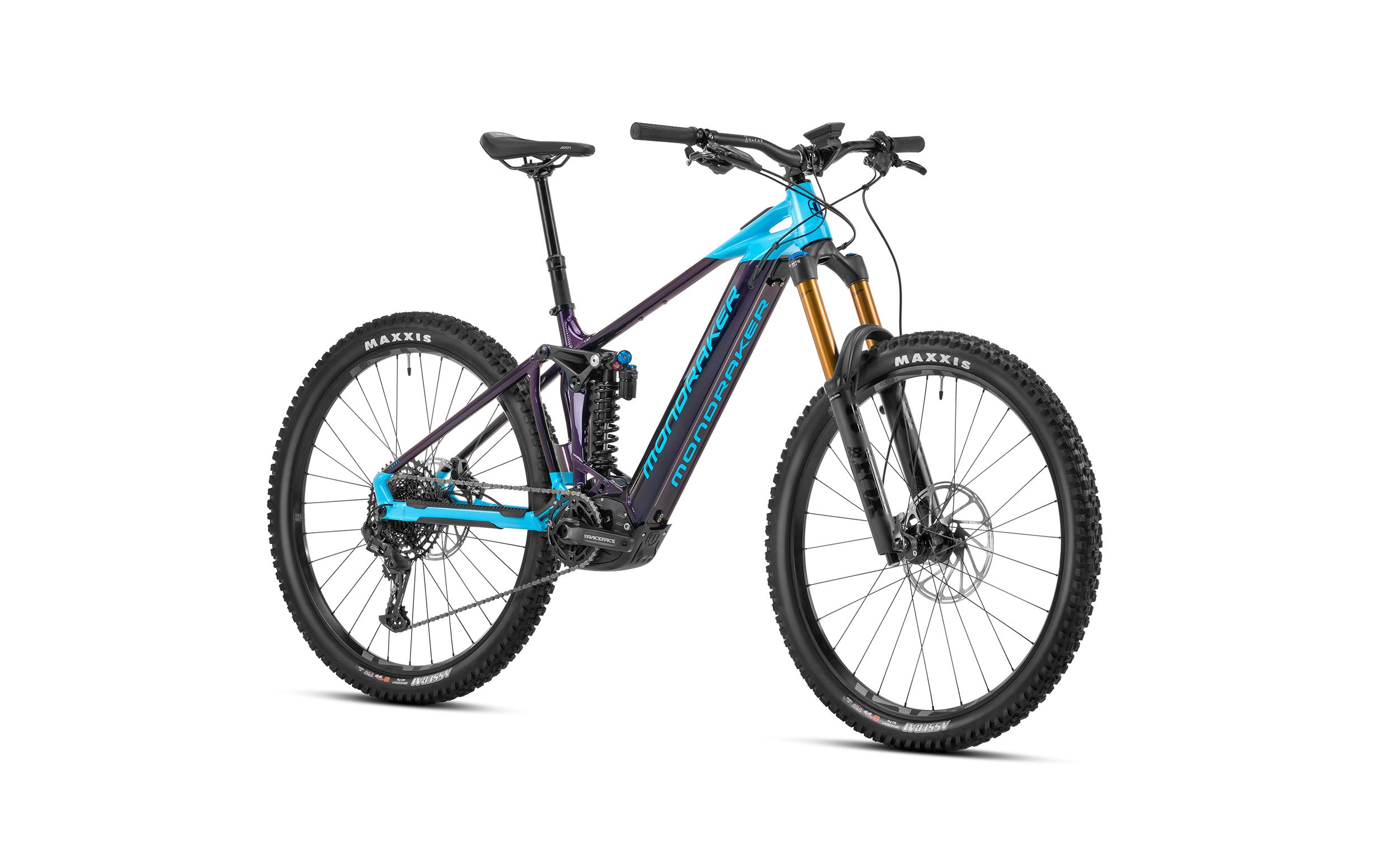 Mondraker Level RR Gloss Deep Purple / Light Blue