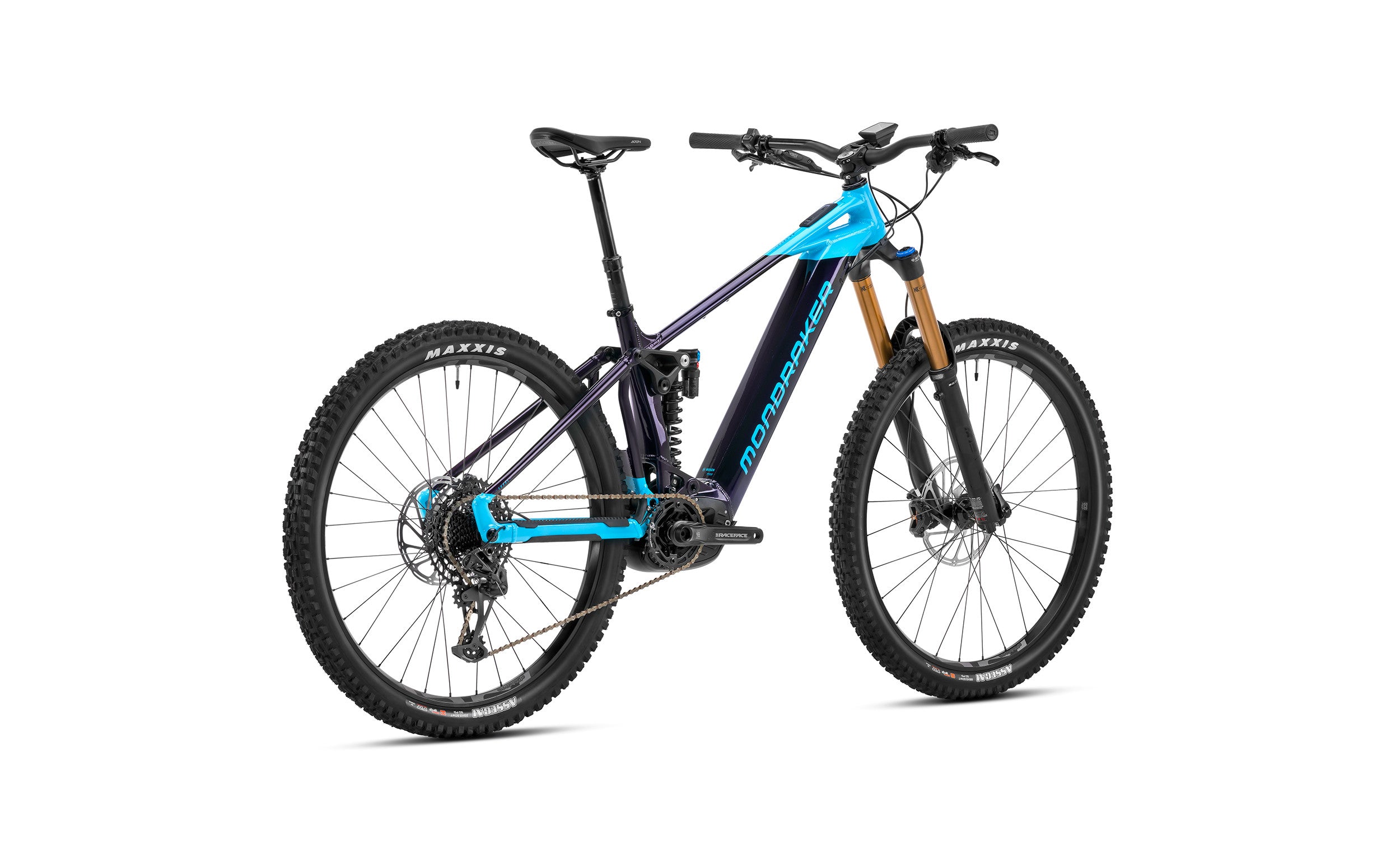 Mondraker Level RR Gloss Deep Purple / Light Blue