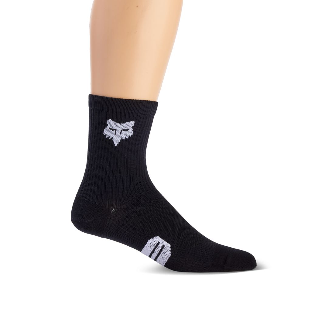 Fox 6" Ranger Sock - Liquid-Life #Wähle Deine Farbe_Black