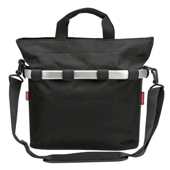 Klickfix BIKEBASKET OVALS - Liquid-Life #Wähle Deine Farbe_schwarz
