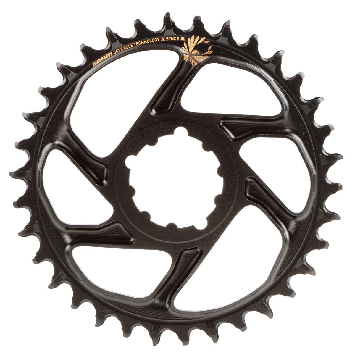Sram Kettenblatt X-Sync Eagle 2 SL 34T 3mm Offset - Liquid-Life #Wähle Deine Farbe_gold