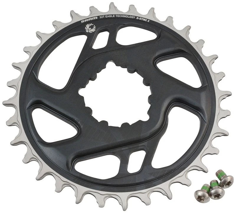 Sram Kettenblatt X-Sync Eagle 2 30T, Alu, grau 3mm Offset - Liquid-Life #Wähle Deine Farbe_grau
