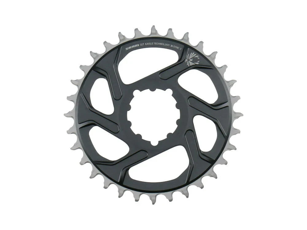 Sram Kettenblatt X-Sync Eagle 2 32T, Alu, l-gr 3mm Offset - Liquid-Life #Wähle Deine Farbe_grau