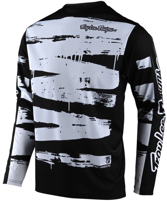 Troy Lee Designs Sprint Jersey - Liquid-Life #Wähle Deine Farbe_Brushed Black / White