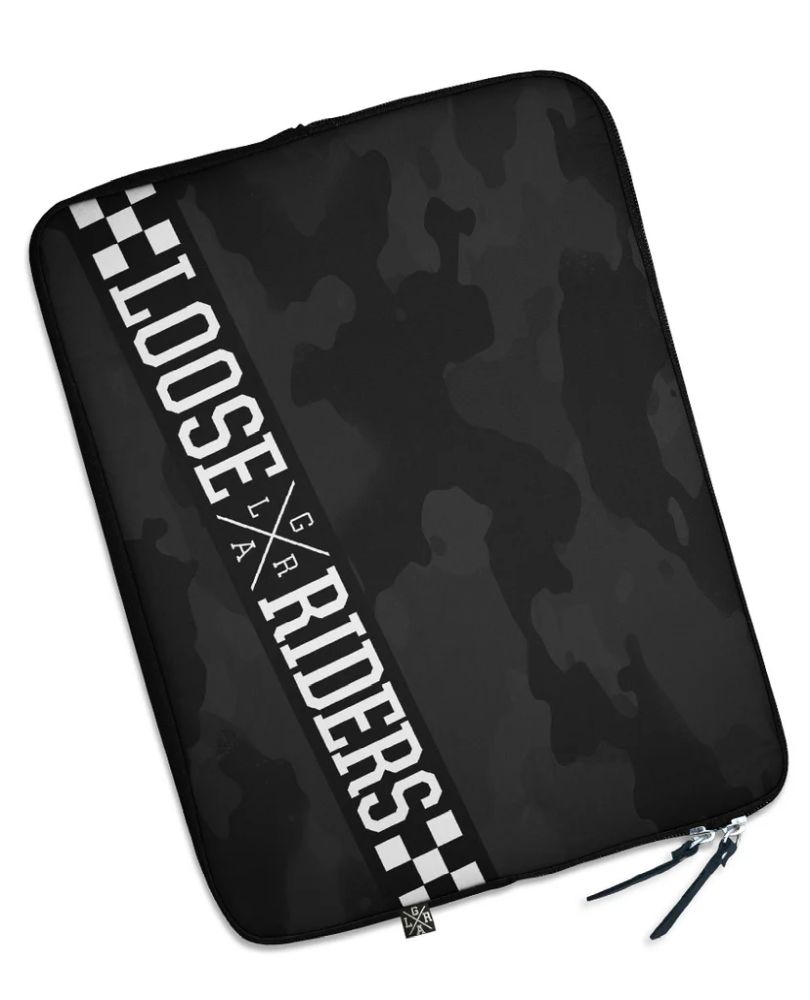 Loose Riders Laptop Sleeve Charcoal Camo 13 inch - Liquid-Life #Wähle Deine Farbe_Charcoal Camo