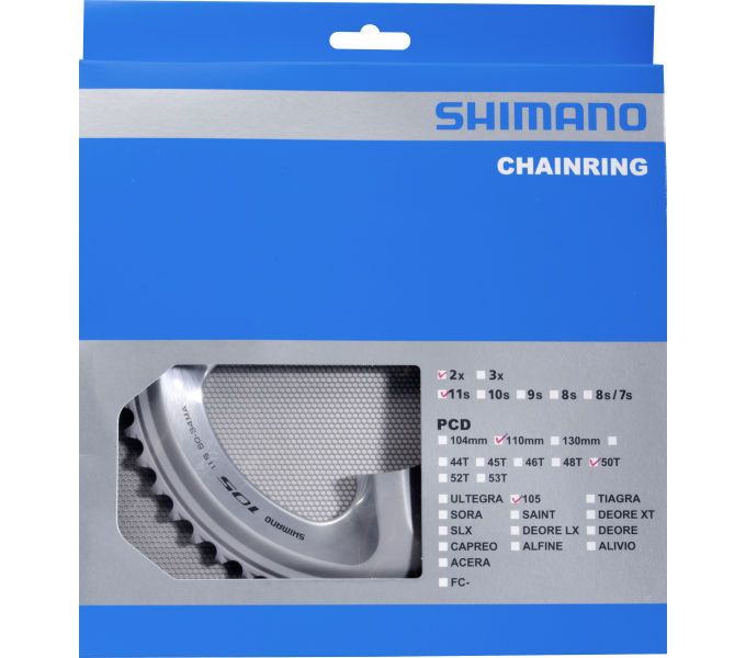 Shimano Kettenblätter 105 FC-5800 Alu/Glasfaserverstärkter Kunststoff