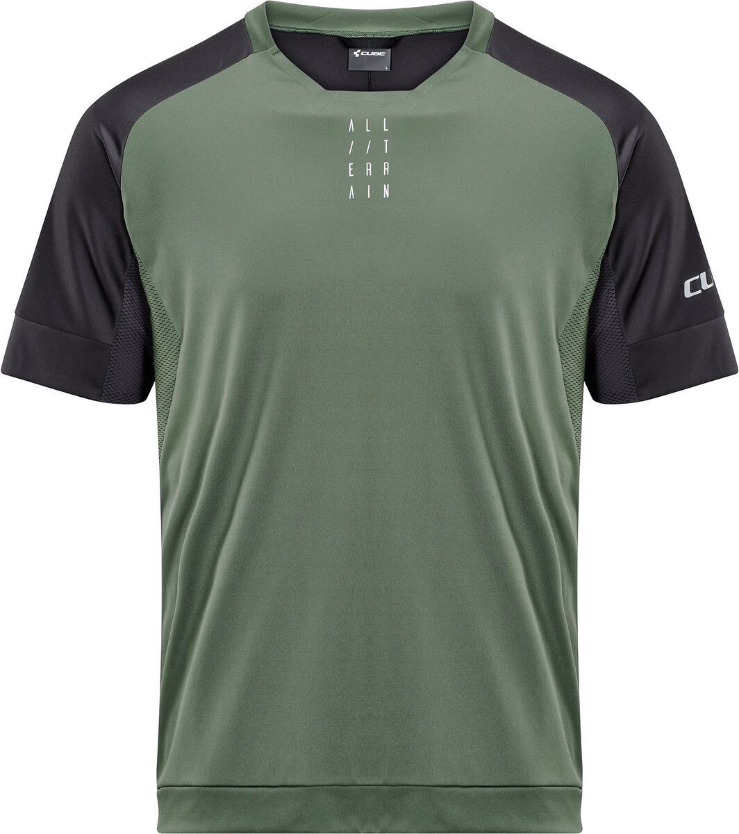 Cube ATX Rundhalstrikot kurzarm - Liquid-Life #Wähle Deine Farbe_olive´n´grey
