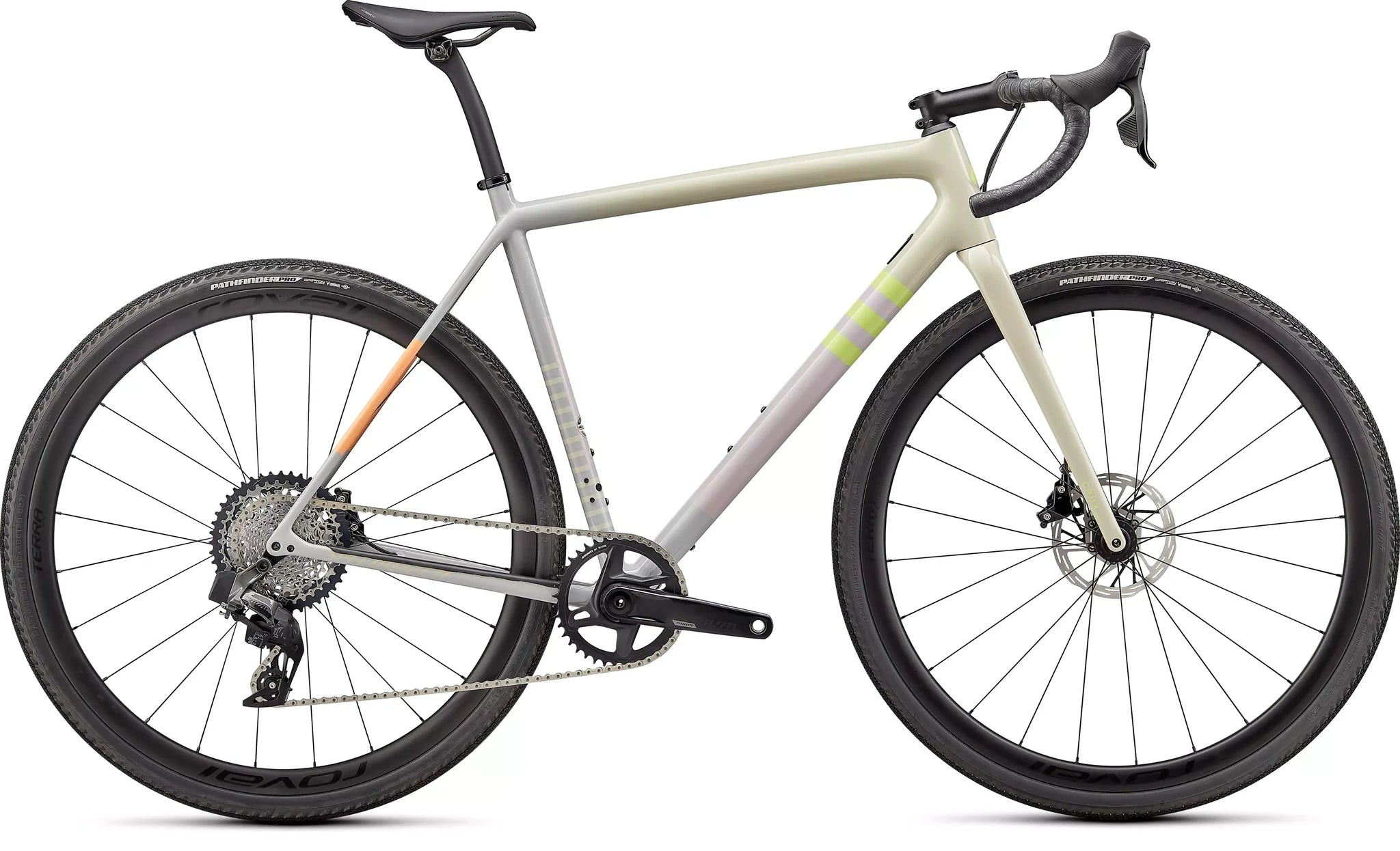 Specialized Crux Expert Gloss White Speckled/Dove Grey/Papaya/Clay/Lime