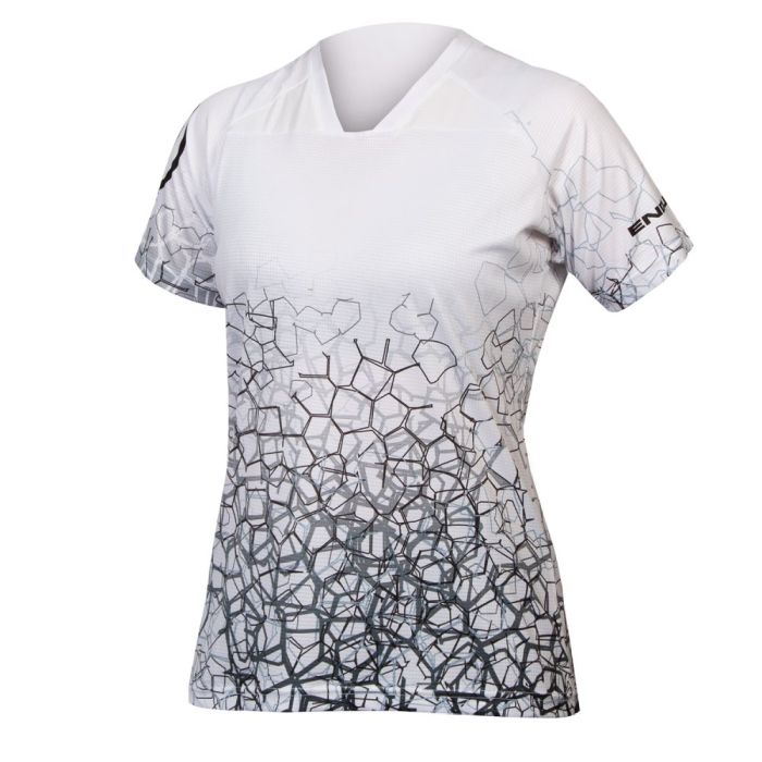 Endura SingleTrack Print T-Shirt Damen LTD - Liquid-Life #Wähle Deine Farbe_Weiß