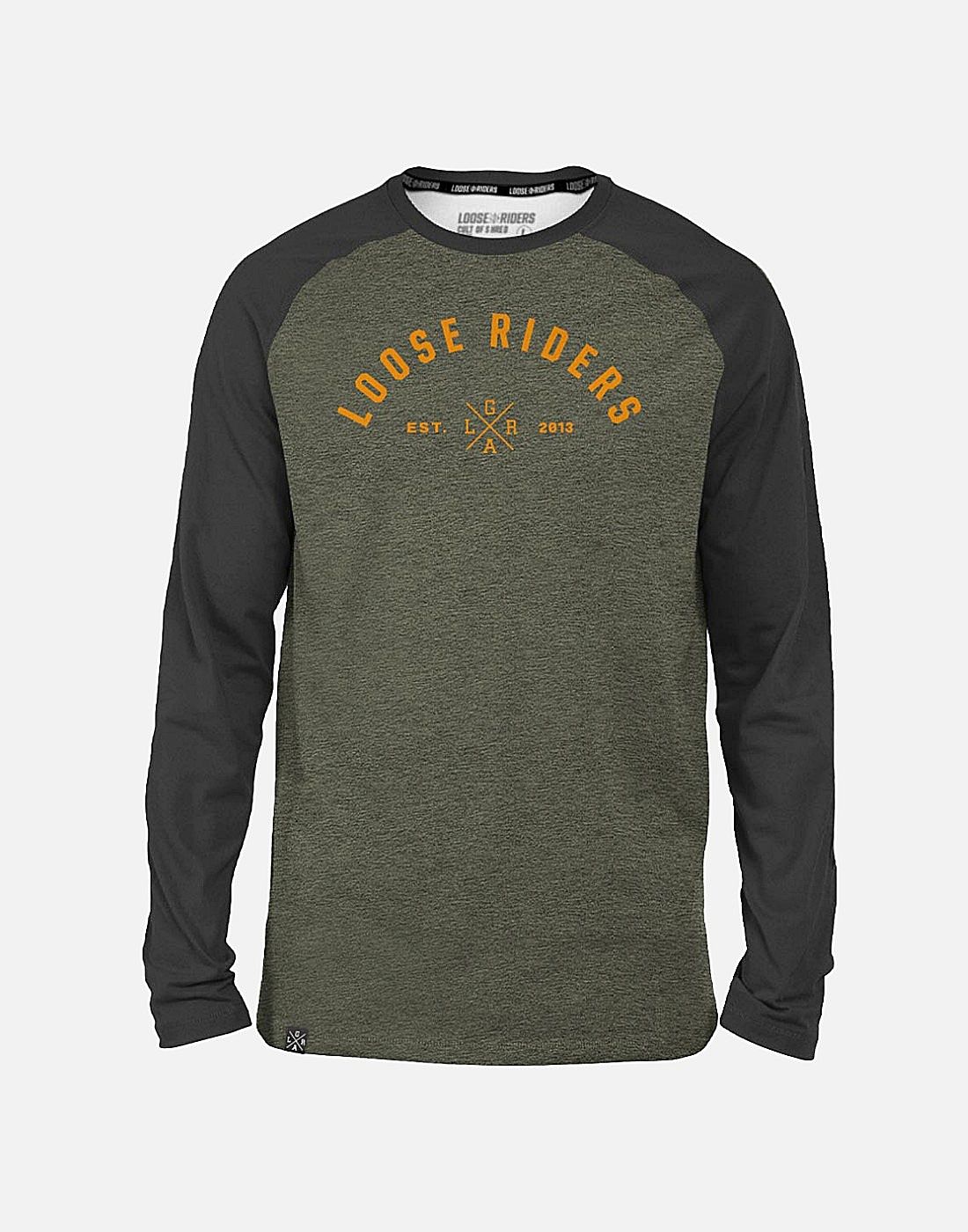 Loose Riders Jersey LS - Liquid-Life #Wähle Deine Farbe_Heather Olive