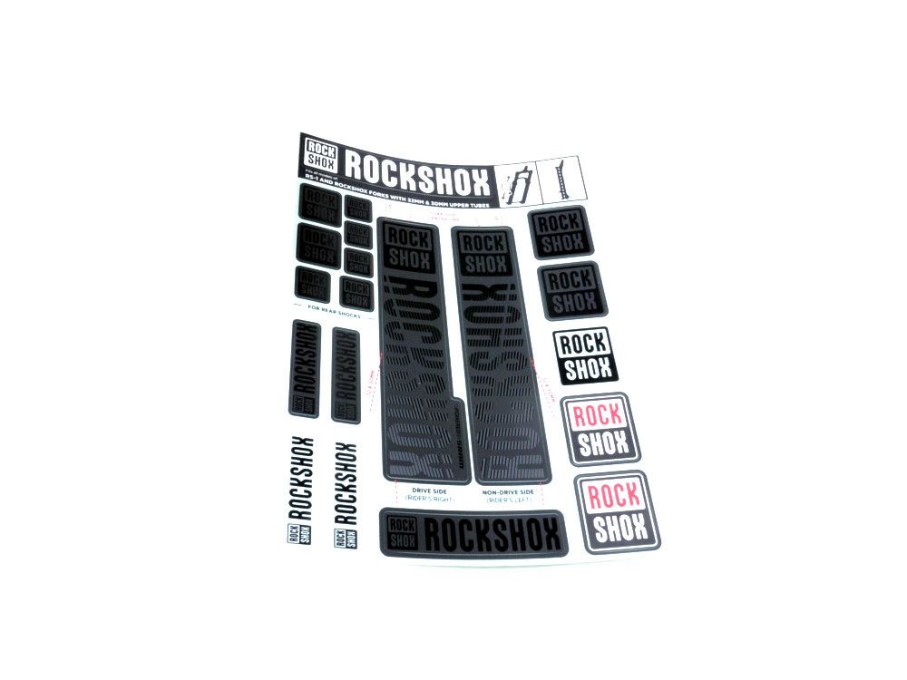 RockShox Aufklebersatz 30/32mm & RS1