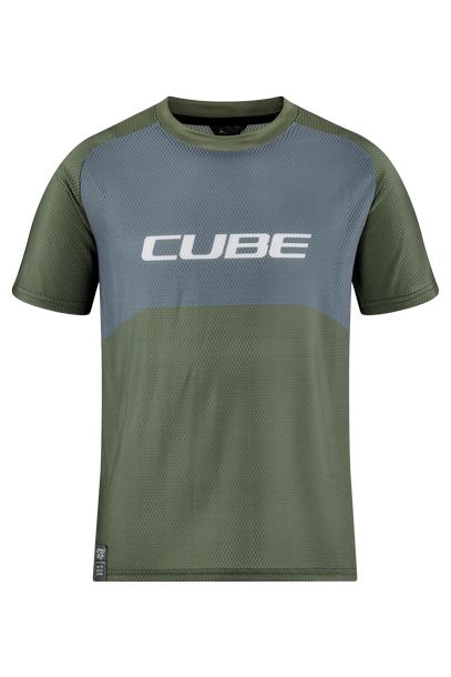 Cube VERTEX Trikot ROOKIE kurzarm TM - Liquid-Life #Wähle Deine Farbe_olivgrün grau
