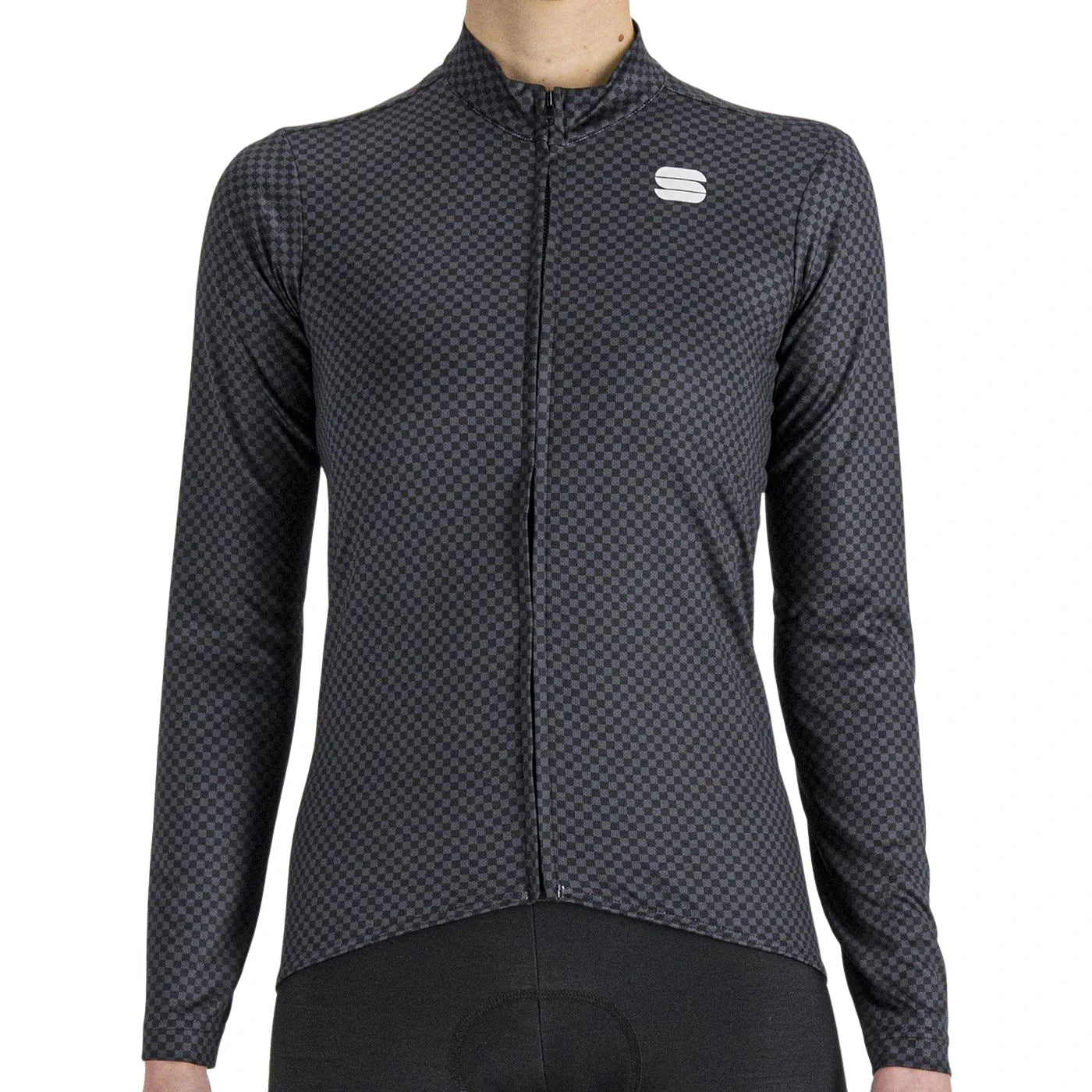 Sportful Checkmate W Thermal Jersey - Liquid-Life #Wähle Deine Farbe_Black Galaxy Blue Pompelmo