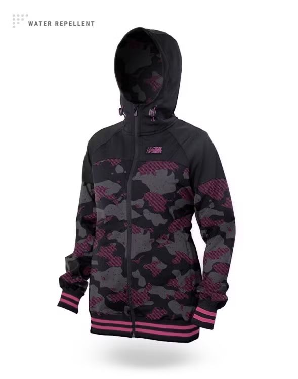 Loose Riders Damen Fleecejacke - Liquid-Life #Wähle Deine Farbe_Pink Camo