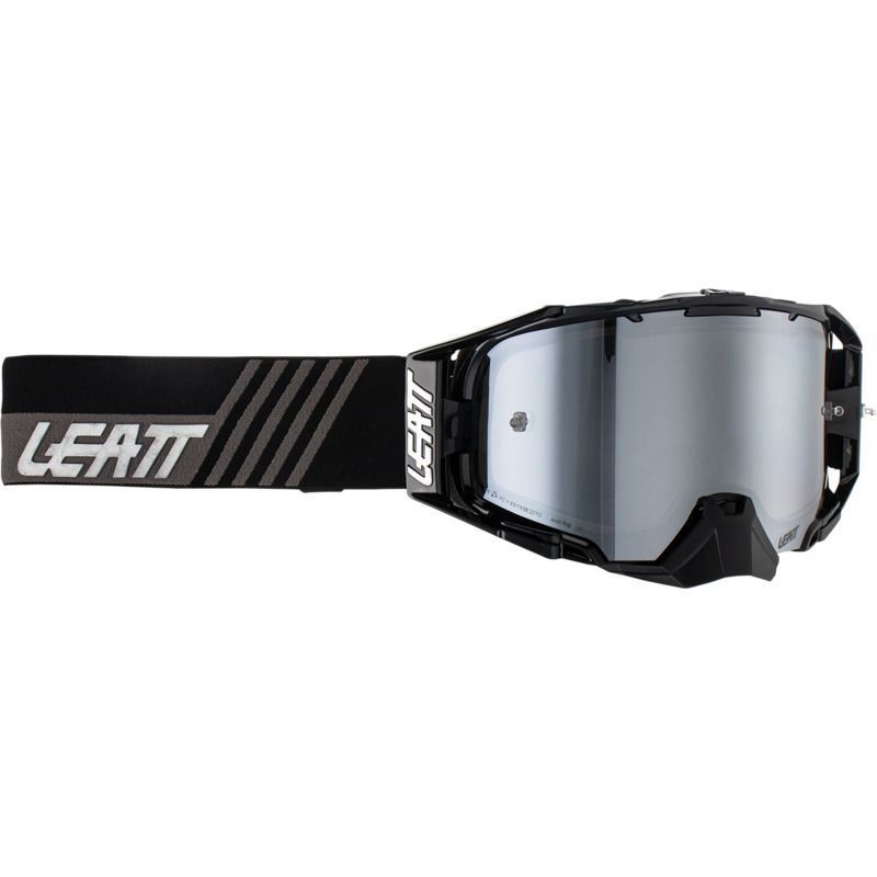 Leatt Velocity 6.5 Iriz Goggle anti fog - Liquid-Life #Wähle Deine Farbe_Stealth Silver - Iriz
