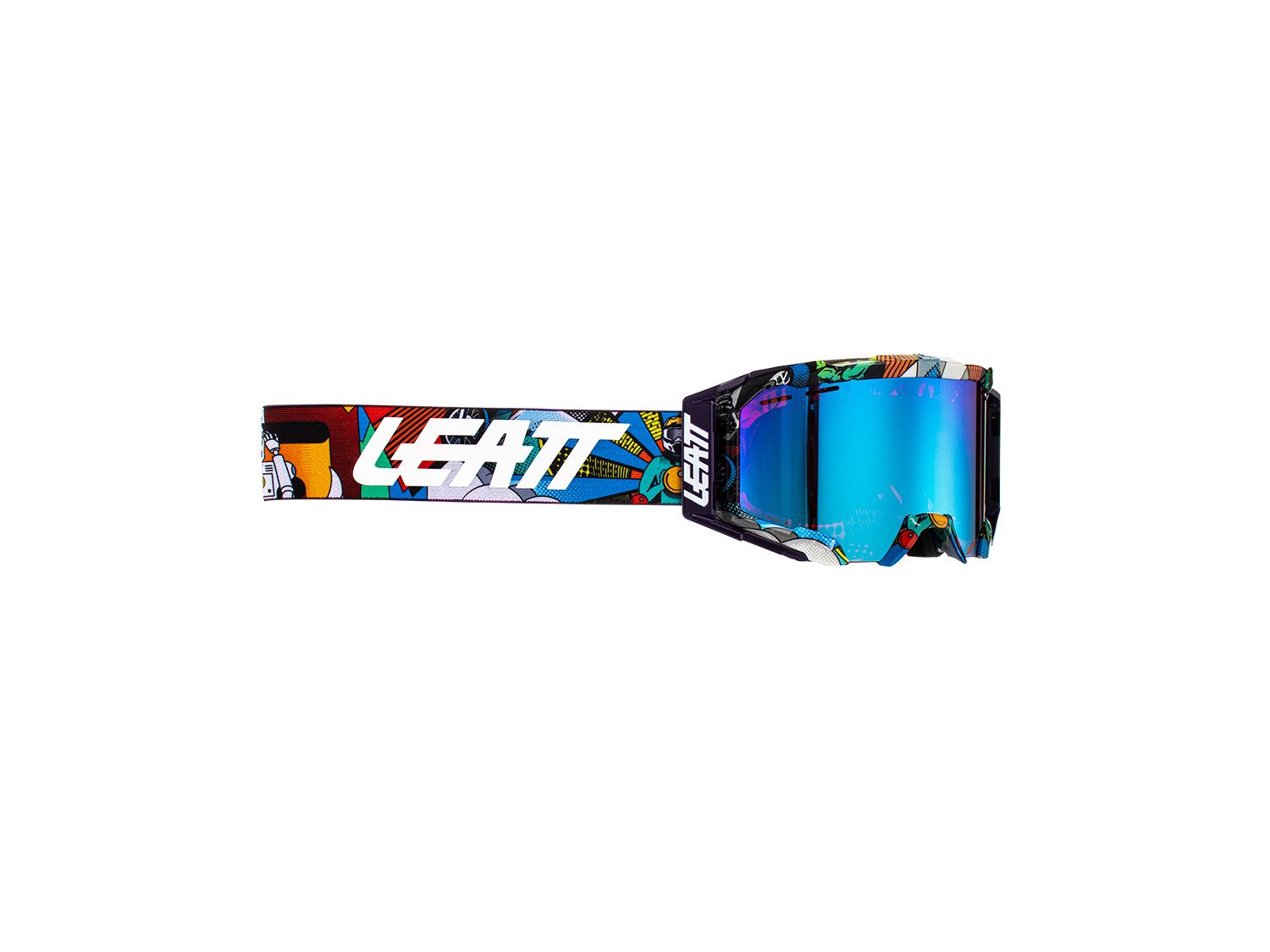 Leatt Velocity MTB 5.0 Iriz Goggle Area 51 - Liquid-Life #Wähle Deine Farbe_Area 51 Blue - Iriz