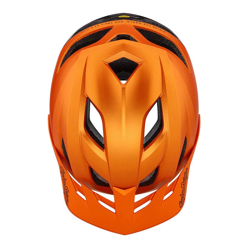 Troy Lee Designs Flowline SE Helmet W/Mips #Wähle Deine Farbe_Radian Orange / Dark Gray