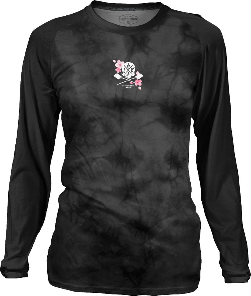 Loose Riders Jersey LS Sakura - Liquid-Life #Wähle Deine Farbe_Skull Tie Dye