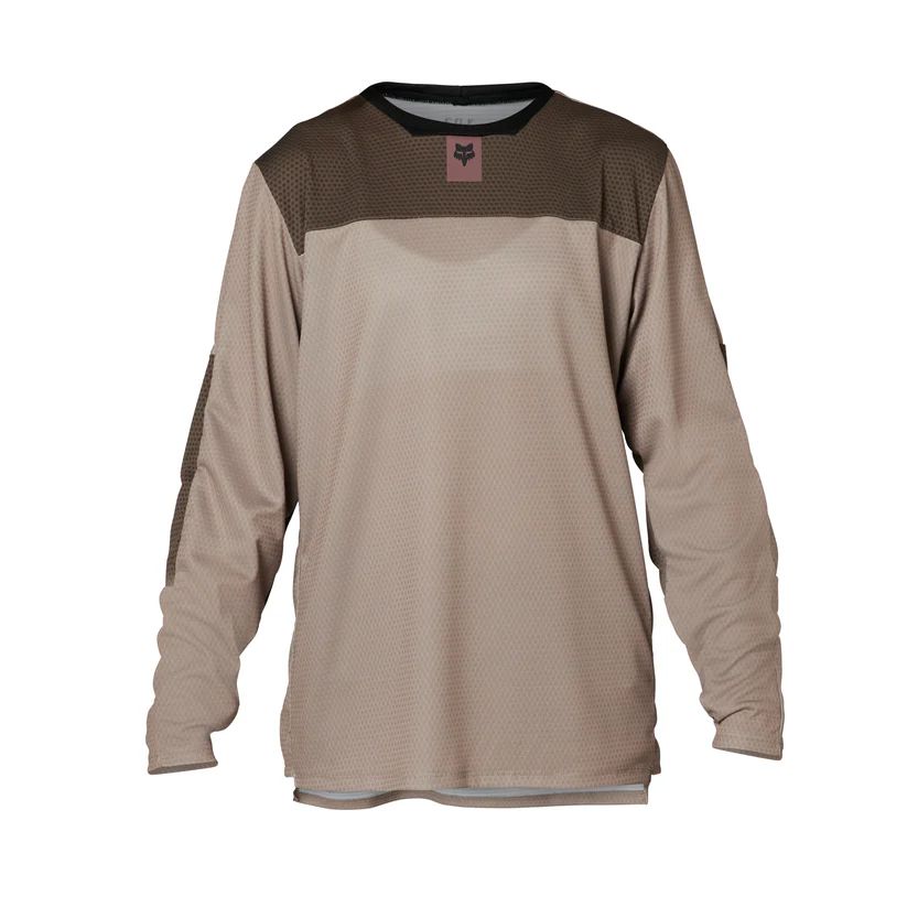 Fox Yth Defend LS Jersey - Liquid-Life #Wähle Deine Farbe_Mocha