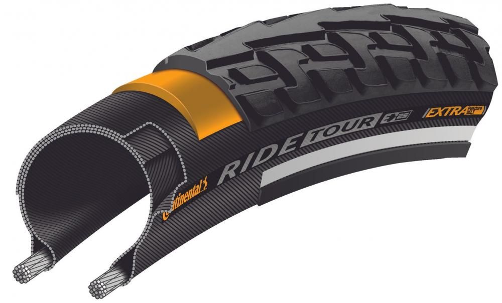 CONTINENTAL Ride Tour 28x1.75" 47-622 Reflex E-25 Draht