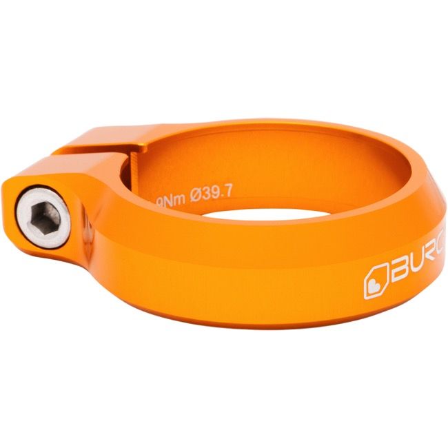 Burgtec Seat Clamp Iron Bro Orange 34.9mm Diameter - Liquid-Life #Wähle Deine Farbe_Iron Bro Orange