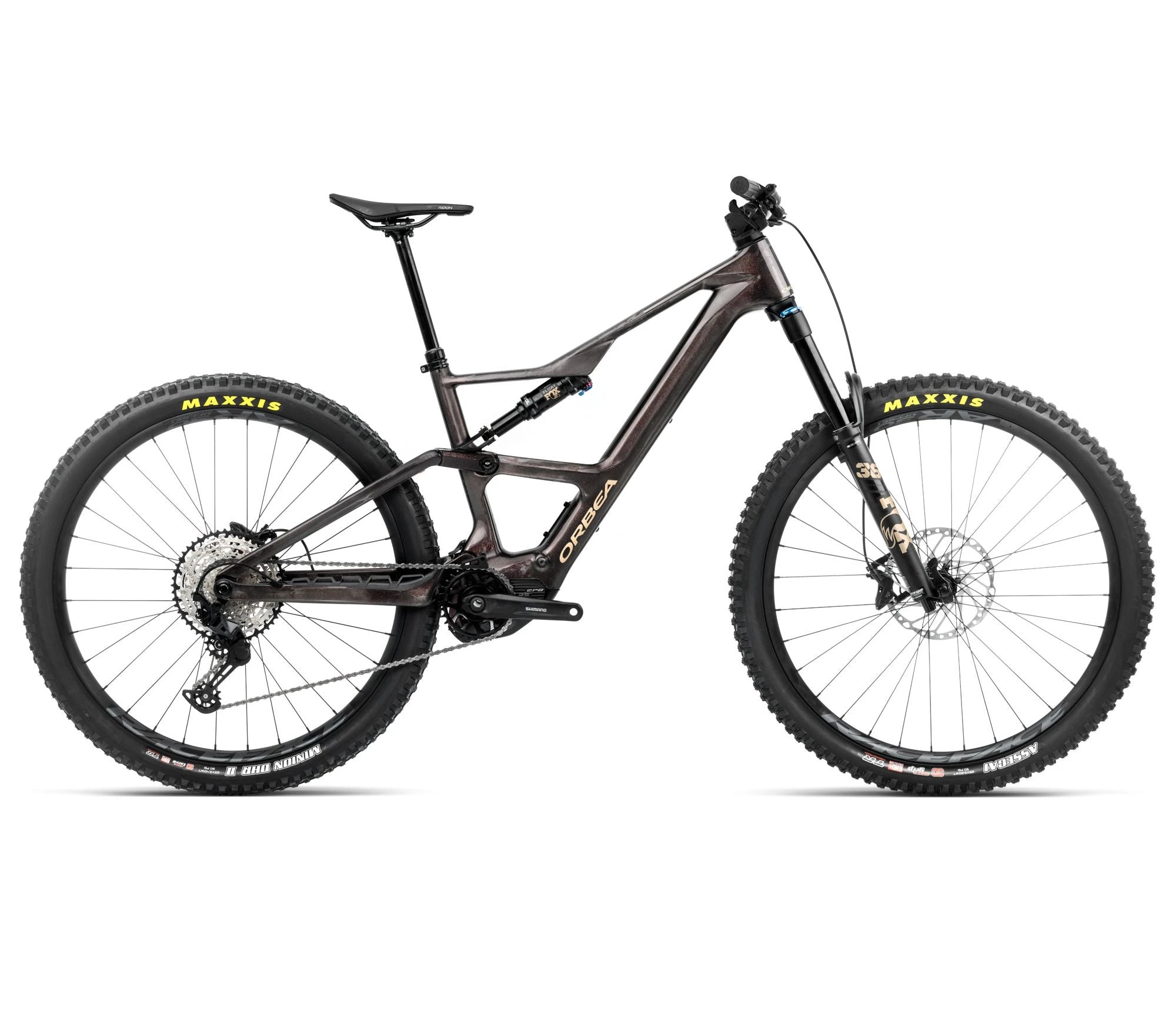 Orbea Rise LT M20 630W Cosmic Carbon View - Golden 2025