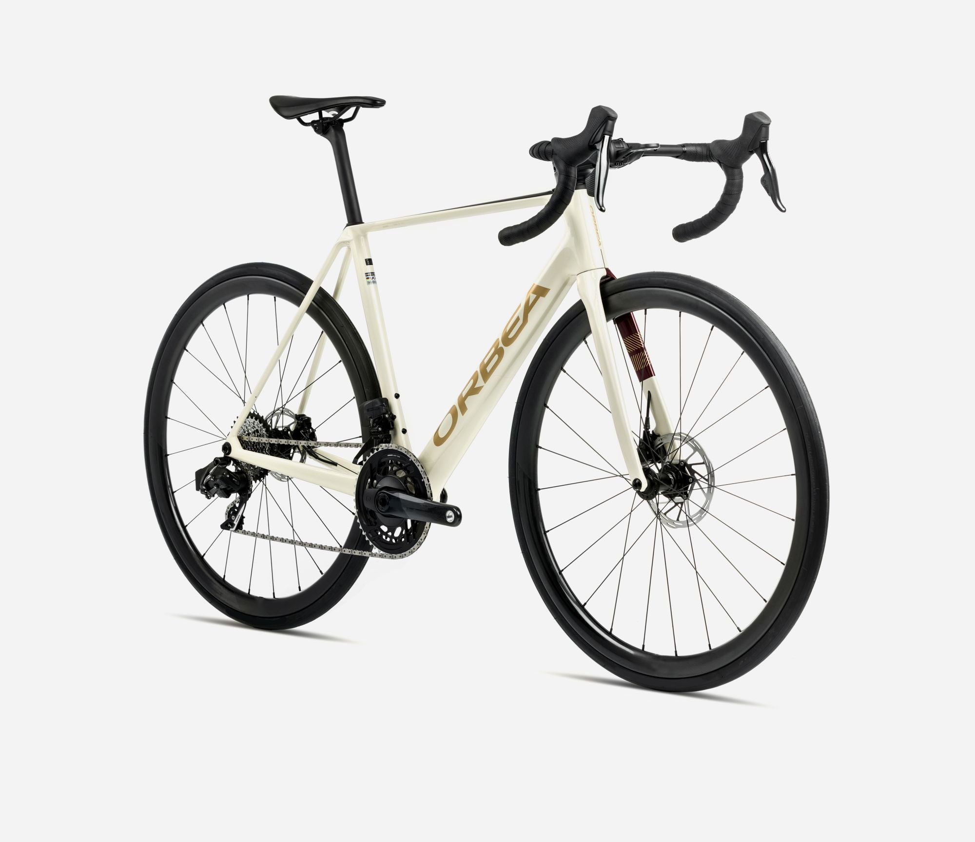 Orbea ORCA M21eTEAM PWR White - Burgundy - Vulcano 2025