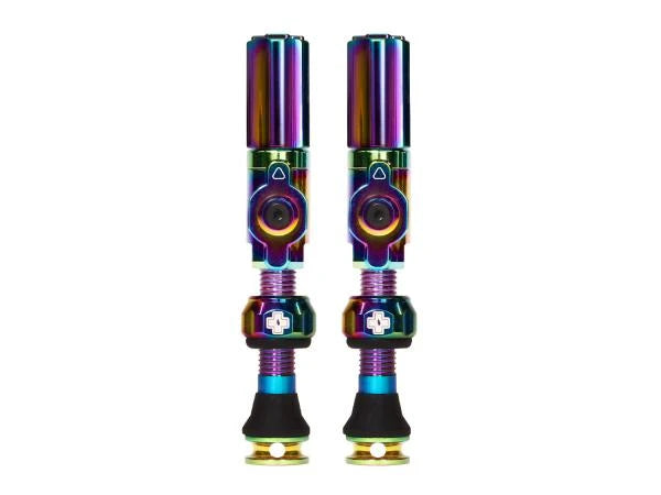 Muc Off Tubeless Valves Big Bore Hybrid - Liquid-Life #Wähle Deine Farbe_Iridescent