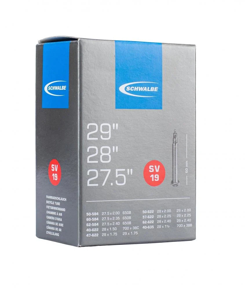 Schwalbe Fahrradschlauch SV19 Ventil 27,5"/28"/29" Zoll - Liquid-Life