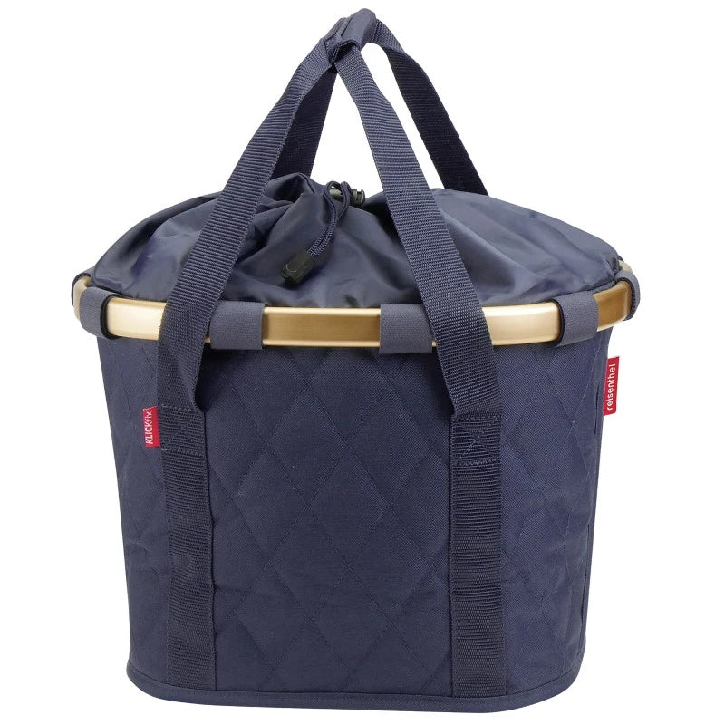 Klickfix Reisenthel Bikebasket rhombus midnight gold - Liquid-Life #Wähle Deine Farbe_